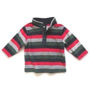 Gymboree Boy's Micro Fleece Striped Sweatshirt